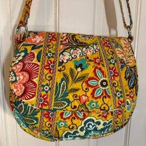 Colorful Vera Bradley Floral Crossbody Bag